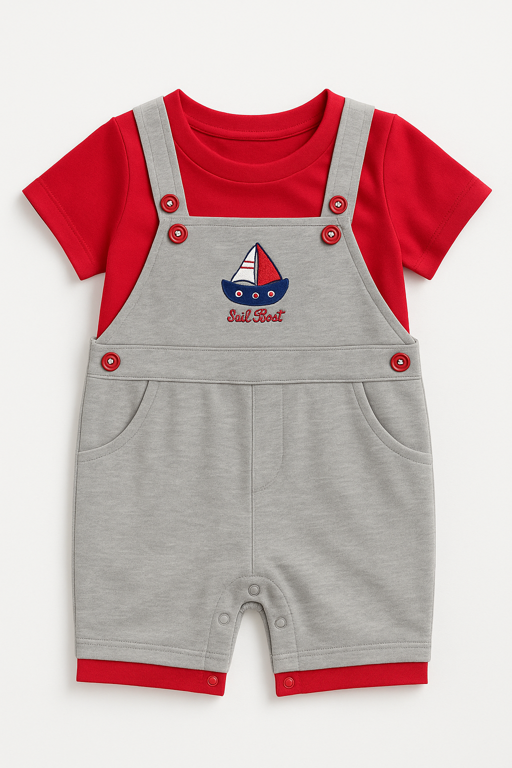 Sailor Charm Dungaree Set