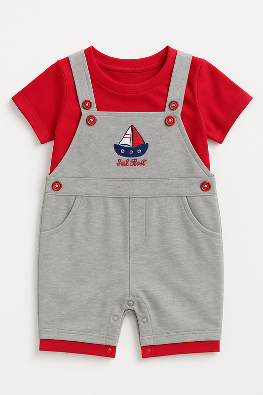Sailor Charm Dungaree Set