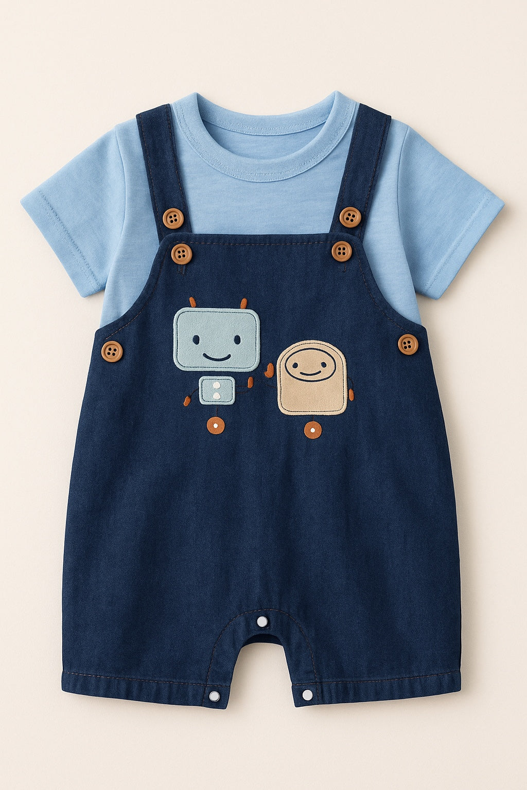 Robo Buddies Denim Set